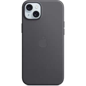 Husa telefon APPLE iPhone 15 Plus FineWoven Case cu MagSafe - Black, MT423ZM/A