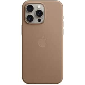 Husa telefon APPLE iPhone 15 Pro Max FineWoven Case cu MagSafe - Taupe, MT4W3ZM/A
