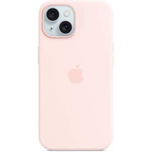 Husa telefon APPLE iPhone 15 Silicone Case cu MagSafe - Light Pink, MXPH3ZM/A