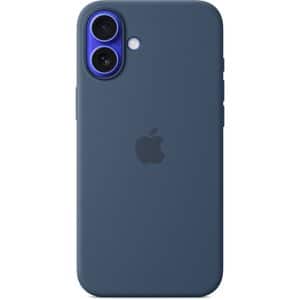 Husa telefon APPLE iPhone 16 Plus Silicone Case cu MagSafe - Denim, MYYA3ZM/A