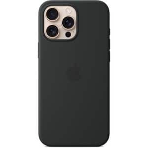 Husa telefon APPLE iPhone 16 Pro Max Silicone Case cu MagSafe - Black, MYYT3ZM/A