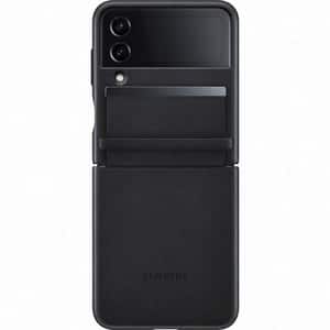 Husa telefon SAMSUNG Flap Leather Cover pentru Galaxy Z Flip4 EF-VF721LBEGWW, Black