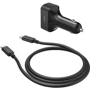 Incarcator universal auto pentru laptop HAMA 200018, cablu USB-C, 65W