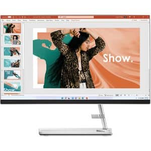Sistem All in One LENOVO IdeaCentre AIO 3 24IAP7, Intel Core i5-13420H pana la 4.GHz, 23.8" Full HD, 16GB, SSD 512GB, Intel UHD Graphics, Free DOS, alb