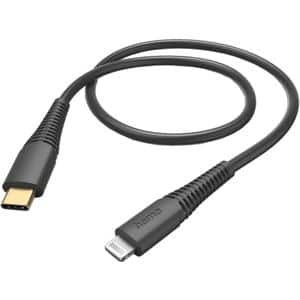 Cablu date HAMA 201602, USB-C - Lightning, 1.5 m, negru