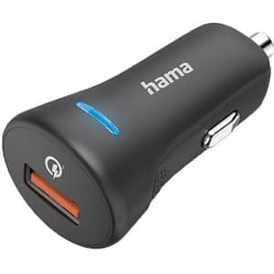 Incarcator auto HAMA 201633, USB-A, Qualcomm Quick Charge 3.0, negru