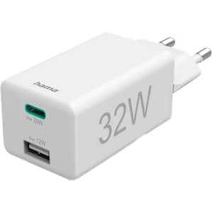 Incarcator retea HAMA 201691, 1xUSB, 1x USB-C, Power Delivery (PD), Quick Charge 3.0, 32W, alb