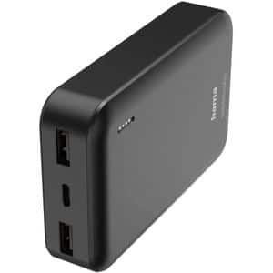 Baterie externa HAMA Pocket 10 201708, 10000mAh, 1xUSB-C, 2xUSB-A, gri
