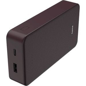 Baterie externa HAMA Colour 20 201715, 20000mAh, 1xUSB-C, 1xUSB-A, mov