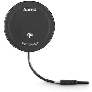 Incarcator wireless HAMA Qi2 201725, universal, 15W, MagSafe, Qi, negru