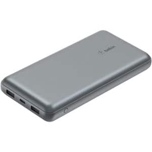 Baterie externa BELKIN BPB012btGY, 20000mAh, 1x USB-C, 2x USB-A, gri