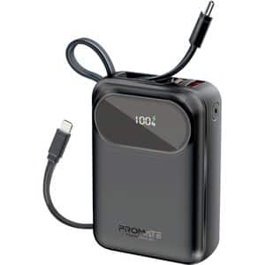 Baterie externa PROMATE PowerPod-20, 20000mAh, 1x USB-A, 1x USB-C, negru