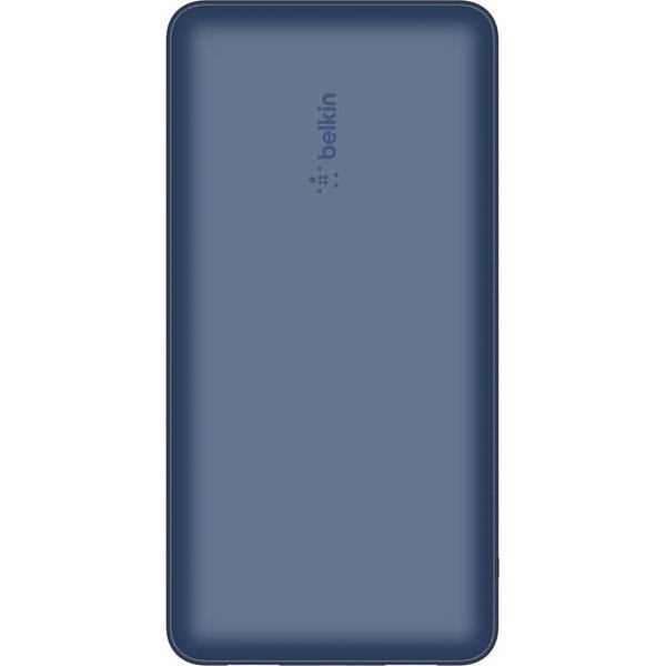 Baterie externa BELKIN BPB012btBL, 20000mAh, 1x USB-C, 2x USB-A, albastru