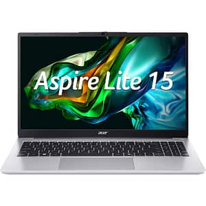 Laptop ACER Aspire Lite 15  AL15-41P-R3XH, AMD Ryzen 7 5700U pana la 4.3GHz, 15"  Full HD 16GB, SSD 512GB, AMD Radeon Graphics, Free Dos, Light Silver