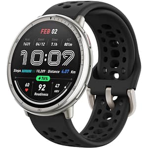 Smartwatch AMAZFIT Active 2, GPS, Android/iOS, Black Sport Silicone