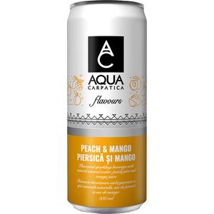 Apa minerala AQUA CARPATICA Piersica&Mango bax 0.33L x 4 doze