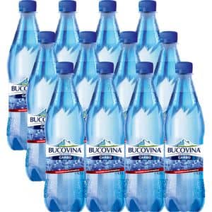 Apa carbogazoasa BUCOVINA bax 0.5L x 12 sticle