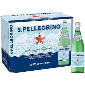 Apa carbogazoasa SAN PELLEGRINO bax 0.75L x 15 sticle
