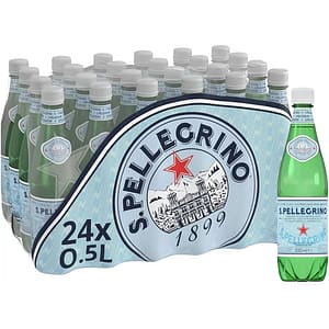Apa carbogazoasa SAN PELLEGRINO bax 0.5L x 24 sticle