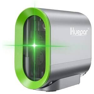 Nivela laser HUEPAR Y011G, raza 15m, argintiu