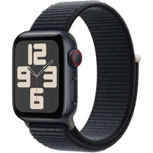 APPLE Watch SE 2 (2nd Gen) GPS + Cellular, 44mm Midnight Aluminium Case, Midnight Sport Loop