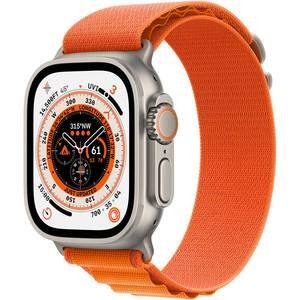 APPLE Watch Ultra Cellular, 49mm Titanium Case, Small Orange Alpine Loop
