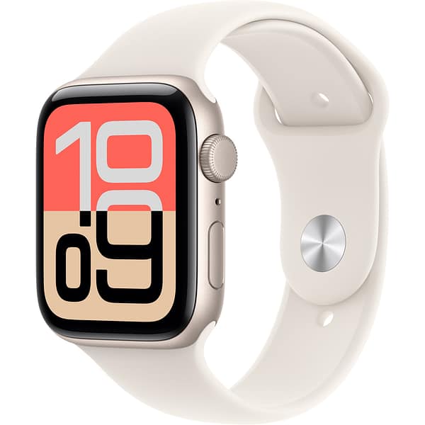 Apple Watch SE 3, GPS, 40 mm, Starlight Aluminium Case, Starlight