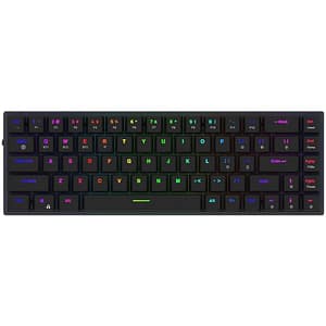 Tastatura Gaming Wireless mecanica AQIRYS Agena, Bluetooth, USB, Layout US, negru