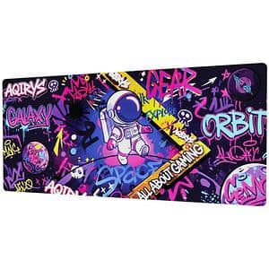 Mouse Pad Gaming AQIRYS Goldilocks Extra Large, multicolor