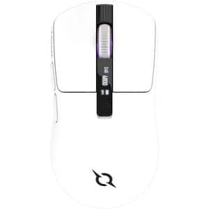 Mouse Gaming Wireless AQIRYS M2, 12000 dpi, alb