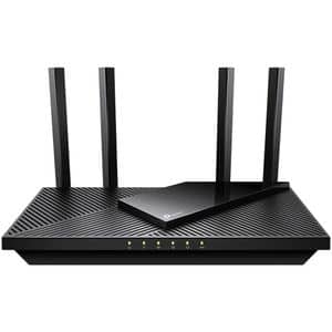 Router Wireless Gigabit TP-LINK Archer AX55 Pro, AX3000, Wi-Fi 6, Dual-Band 574+2402 Mbps, negru