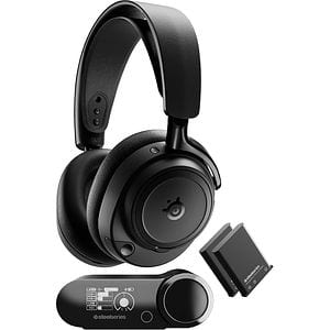 Casti Gaming Wireless STEELSERIES Arctis Nova Elite, surround, multiplatforma, negru