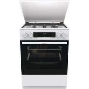 Aragaz GORENJE GKS6C71WF, 4 arzatoare, Gaz + Electric, L 60 cm, alb