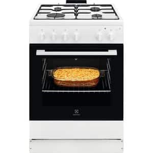 Aragaz ELECTROLUX LKG604013W, 4 arzatoare, Gaz, L 60 cm, Grill, Rotisor, alb