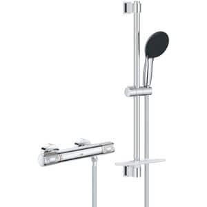 Set dus GROHE Precision Feel 34791001, termostat, 3 functii, crom
