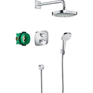 Sistem dus HANSGROHE Croma Select E 180 27294000, termostat, 1 functie, crom