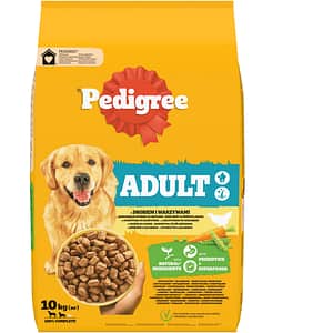 Hrana uscata pentru caini PEDIGREE, Adult, Pasare si legume, 10 kg
