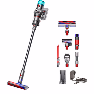 Aspirator vertical DYSON V12 Origin, 0.35l, 25.2V, autonomie max 60 min, argintiu-rosu