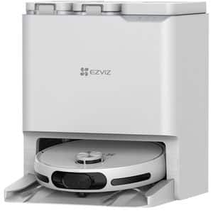 Aspirator robot EZVIZ RS20 Pro, 0.4l, 20V, autonomie max 220 min, Wi-Fi, functie mop, alb