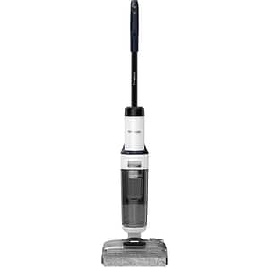 Aspirator vertical cu spalare TINECO S5 Stretch Extreme FW412500DE, 0.8l, 21.6V, autonomie max 40 min, alb-negru