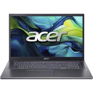 Laptop ACER Aspire 17 A17-51M-566B, Intel Core 5 120U pana la 5.0GHz, 17.3" Full HD, 16GB, SSD 1TB, Intel Graphics, Linux, Steel Gray
