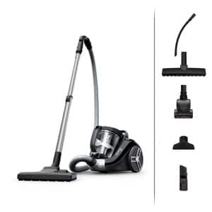 Aspirator fara sac ROWENTA Compact Power XXL RO4B75EA, 2.5l, 900W, 75dB, argintiu-negru 