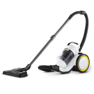 Aspirator fara sac KARCHER VC 3, 0.9l, 700W, 76dB, alb-negru