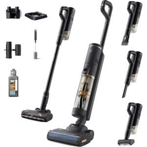 Aspirator vertical PHILIPS AquaTrio Seria 7000 XW7264/11, 0.45l, 21.6V, autonomie max 30 min, PowerCyclone Aqua, negru-auriu