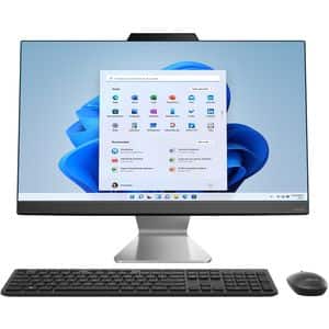 Sistem All in One ASUS A3402WBAK-BA546W, Intel Core i7-1255U pana la 4.7GHz, 23.8" Full HD, 8GB, SSD 512GB, Intel UHD Graphics, Windows 11 Home, negru
