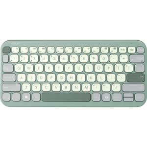 Tastatura Wireless ASUS Marshmallow Keyboard KW100, Bluetooth, Layout US INT, Green Tea Latte