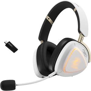 Casti Gaming Wireless ASUS Rog Delta 2 KJP, multiplatforma, USB, alb