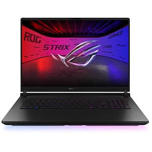 Laptop Gaming ASUS ROG Strix SCAR 18 G835LX-SA064, Intel Core Ultra 9 275HX pana la 5.4GHz, 18" WQXGA, 64GB, SSD 4TB, NVIDIA GeForce RTX 5090 24GB, Free DOS, Off Black