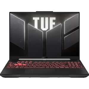 Laptop Gaming ASUS TUF A16 FA607PI-QT012, AMD Ryzen 9 7845HX pana la 5.2GHz, 16" WQXGA, 16GB, SSD 512GB, NVIDIA GeForce RTX 4070 8GB, Free DOS, Mecha Gray