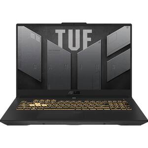 Laptop Gaming ASUS TUF F17 FX707ZC-HX065, Intel Core i7-12700H pana la 4.7GHz, 17.3" Full HD, 16GB, SSD 512GB, NVIDIA GeForce RTX 3050 4GB, Free DOS, Jaeger Gray